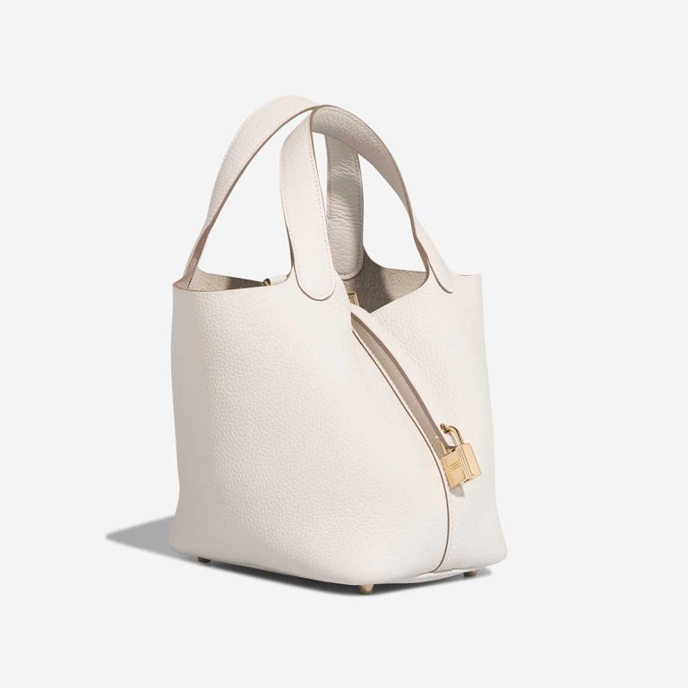 Hermès Picotin 18 Taurillon Clémence Gris Pale | Sell your designer bag