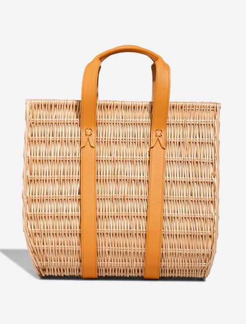 Hermès Petit h Picnic Basket Wicker / Epsom Apricot / Trench / Naturel | Sell your designer bag