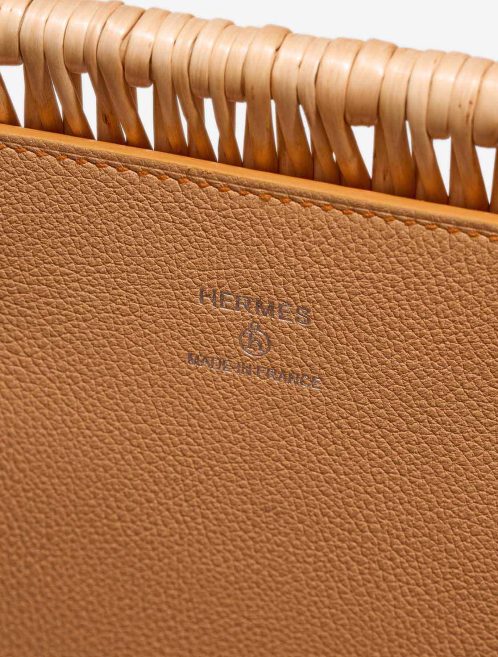 Hermès Petit h Picnic Basket Wicker / Epsom Apricot / Trench / Naturel Closing System | Sell your designer bag