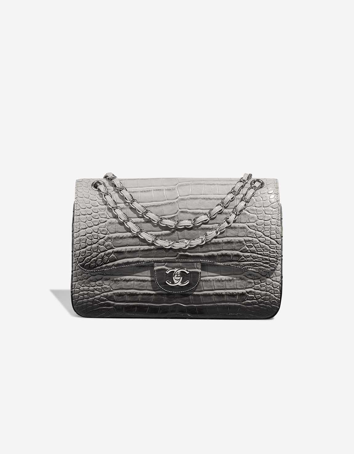 Chanel Timeless Jumbo Crocodile Grey / Ombre | SACLÀB