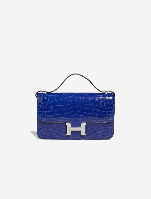 Hermès Constance Elan Niloticus Crocodile Bleu Électrique Front | Sell your designer bag