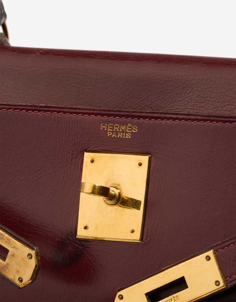 Hermès Kelly 28 Box Calf Rouge H Logo | Sell your designer bag