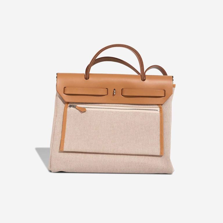 Hermès Herbag 31 Toile / Vache Hunter Sable Naturel / Écru | Sell your designer bag
