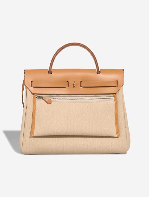 Hermès Herbag 31 Toile Militaire / Vache Hunter Béton / Sable Naturel / Nata | Sell your designer bag