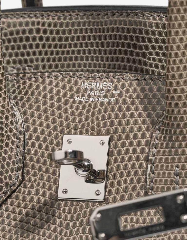 Hermès Birkin 25 Niloticus Lizard Vert de Gris Logo | Sell your designer bag