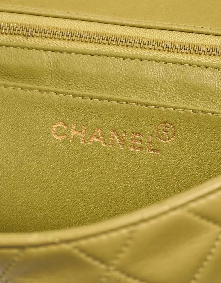 Chanel Timeless Medium Lamb Yellow Logo | Sell your designer bag