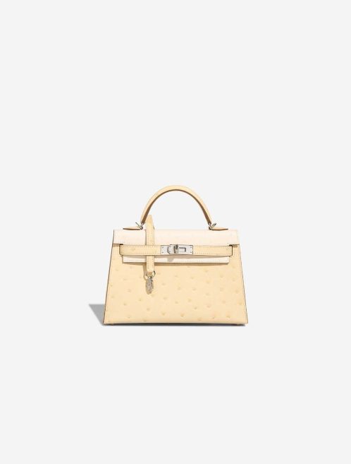 Hermès Kelly Mini Ostrich Vanille / Nata Front | Sell your designer bag