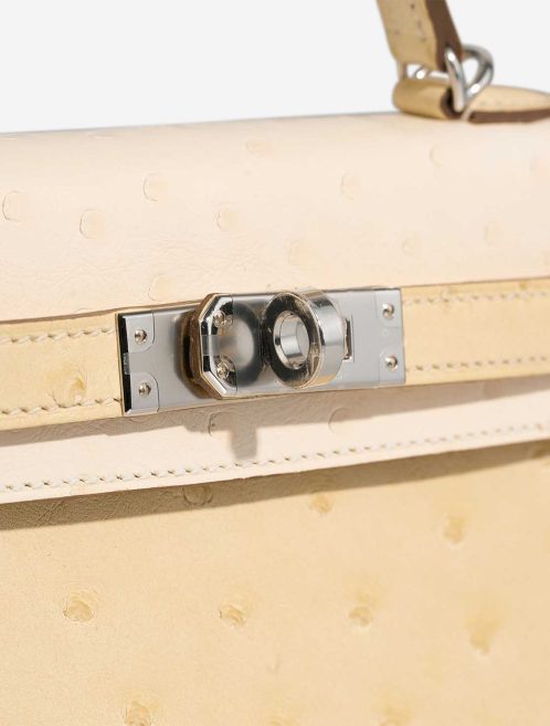 Hermès Kelly Mini Ostrich Vanille / Nata Closing System | Sell your designer bag
