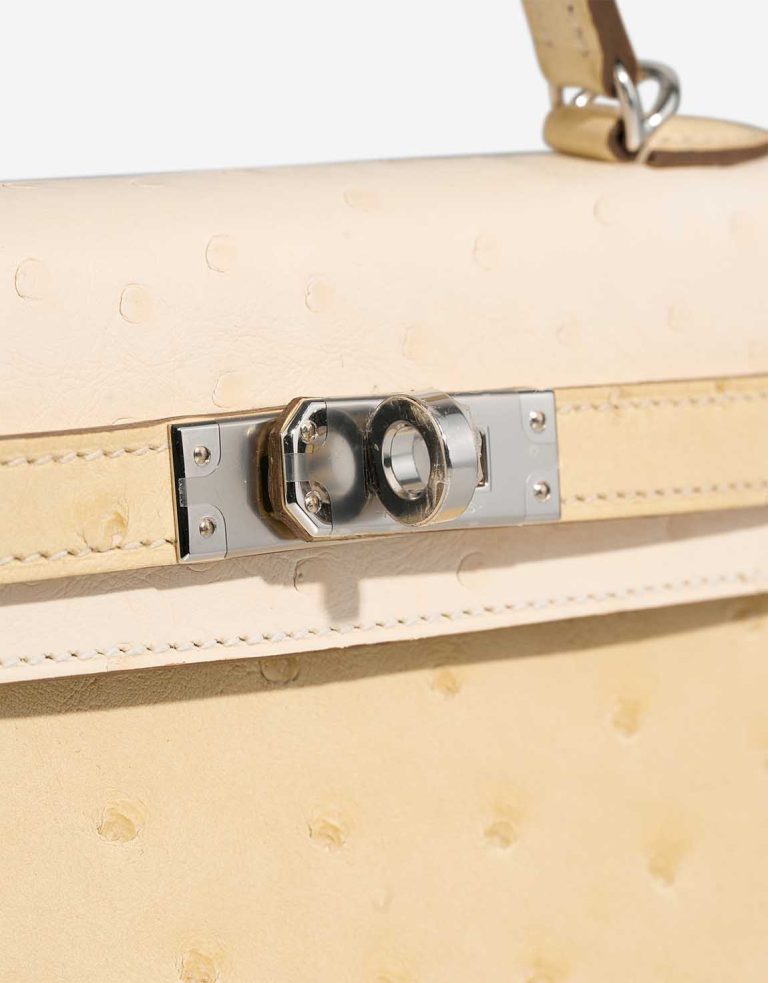 Hermès Kelly Mini Ostrich Vanille / Nata Closing System | Sell your designer bag