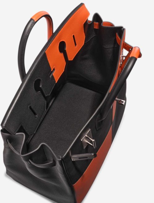 Hermès Haut à Courroies 40 Togo / Evercolor Black / Feu Inside | Sell your designer bag