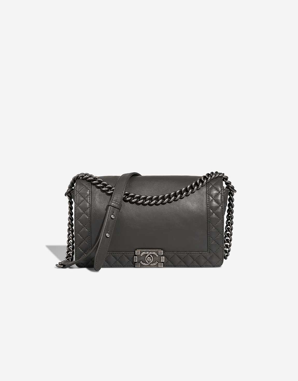 【無料郵送/関税込/正規品】 Chanel Boy Chanel Small Flap Wall Chanel Boy Small Caviar Black | SACLÀB