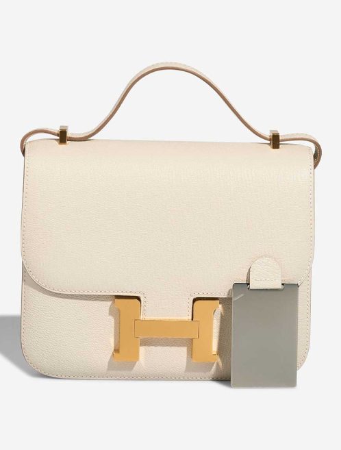 Hermès Constance 18 Chèvre Mysore Mushroom / Biscuit Front | Sell your designer bag