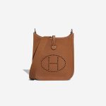 Hermès Evelyne 16 Taurillon Clémence Gold Front | Sell your designer bag