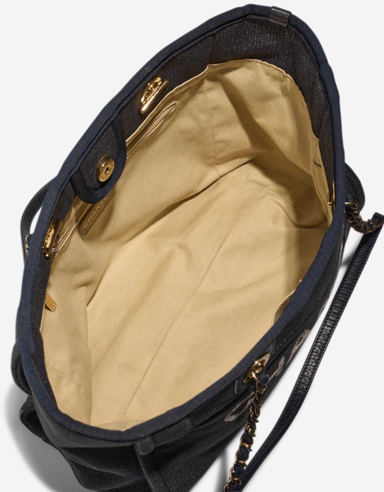 Chanel Deauville Small Denim Dark Blue Inside | Sell your designer bag