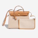Hermès Herbag 31 Toile / Vache Hunter Écru / Beige Front | Sell your designer bag