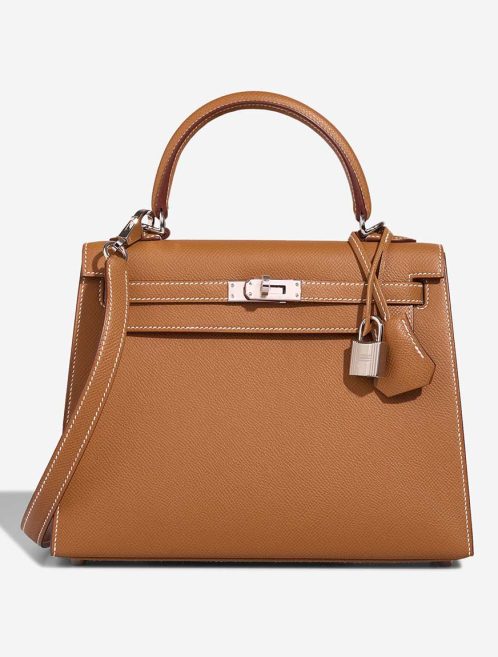 Hermès Kelly 25 Epsom Gold Front | Sell your designer bag