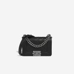 Chanel Boy Small Lamb Black Front | Sell your designer bag