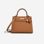 Hermès Kelly 25 Epsom Gold Front | Sell your designer bag