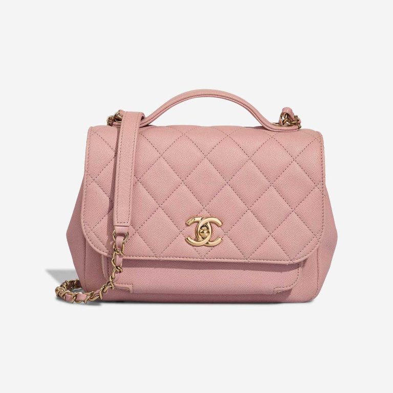 Chanel Business Affinity Small Caviar Blush Front | Sell your designer bag