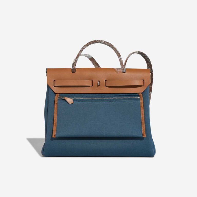 Hermès Herbag 31 Toile Retourné Bleu Tempete | Sell your designer bag