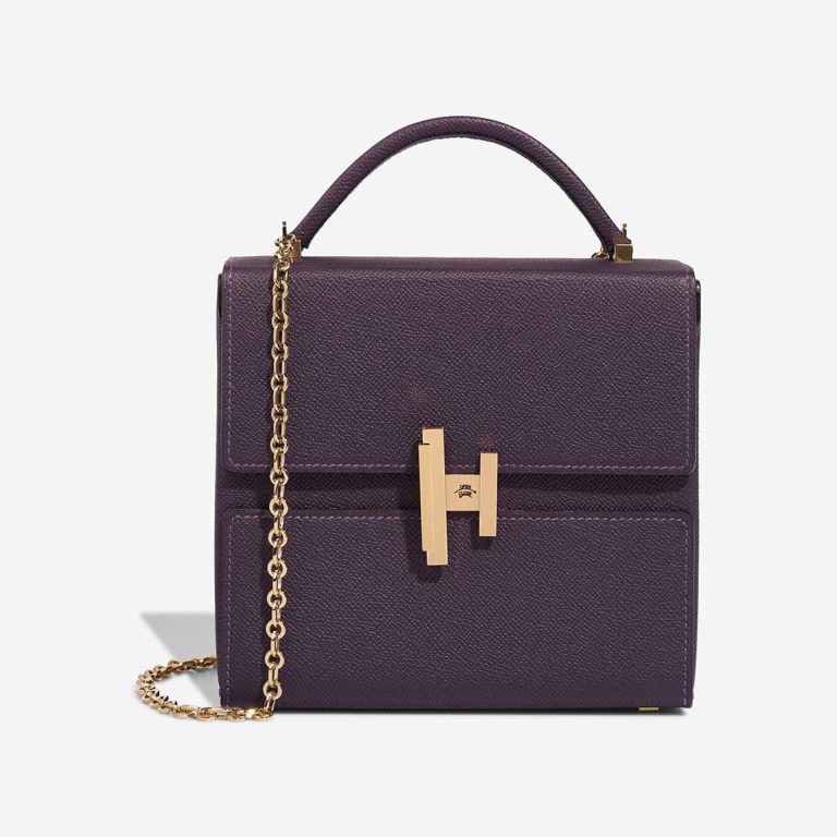 Hermès Cinhetic Epsom Raisin Front | Sell your designer bag