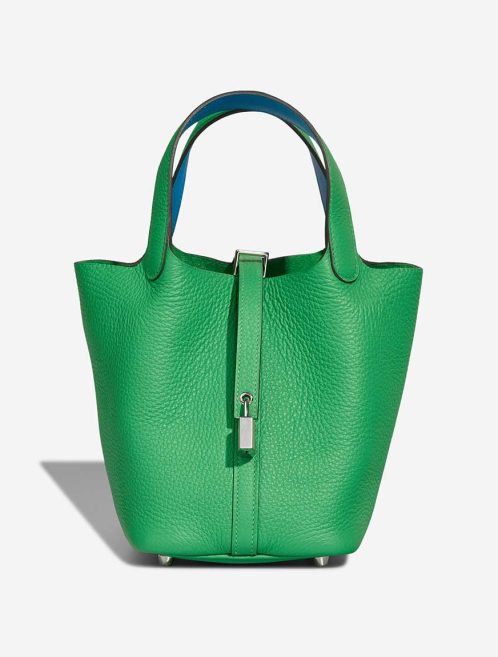 Hermès Picotin 18 Clémence Bambou / Vert Bosphore Front | Sell your designer bag