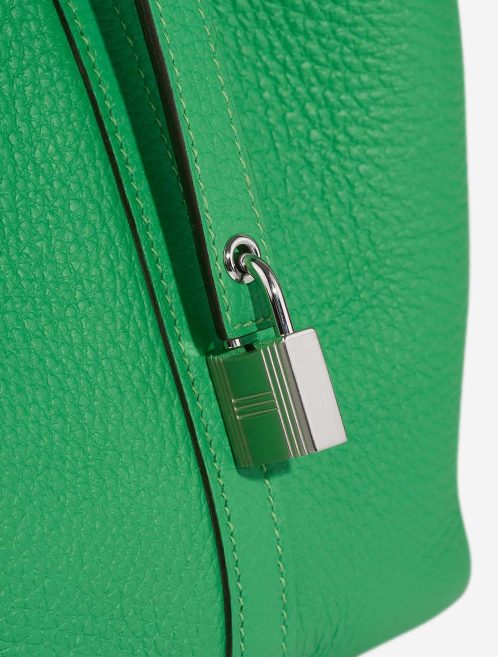 Hermès Picotin 18 Clémence Bambou / Vert Bosphore Closing System | Sell your designer bag