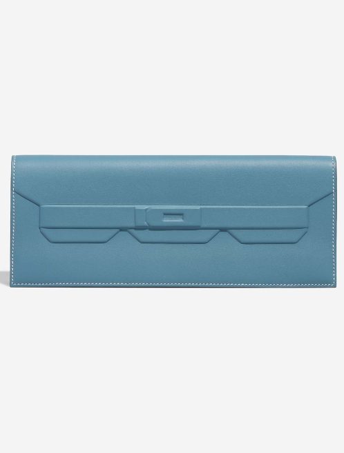 Hermès Birkin Shadow Cut Clutch Swift New Bleu Jean Front | Sell your designer bag