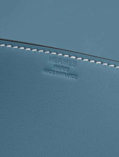 Hermès Birkin Shadow Cut Clutch Swift New Bleu Jean Logo | Sell your designer bag