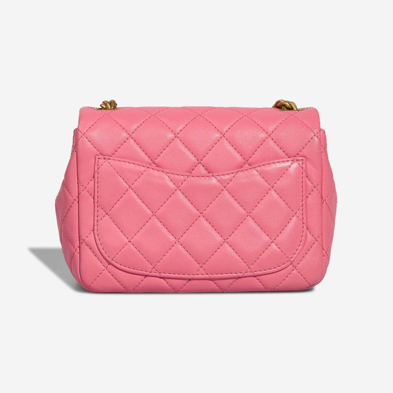 Chanel Timeless Mini Square Pearl Samba Lamb Pink | Sell your designer bag