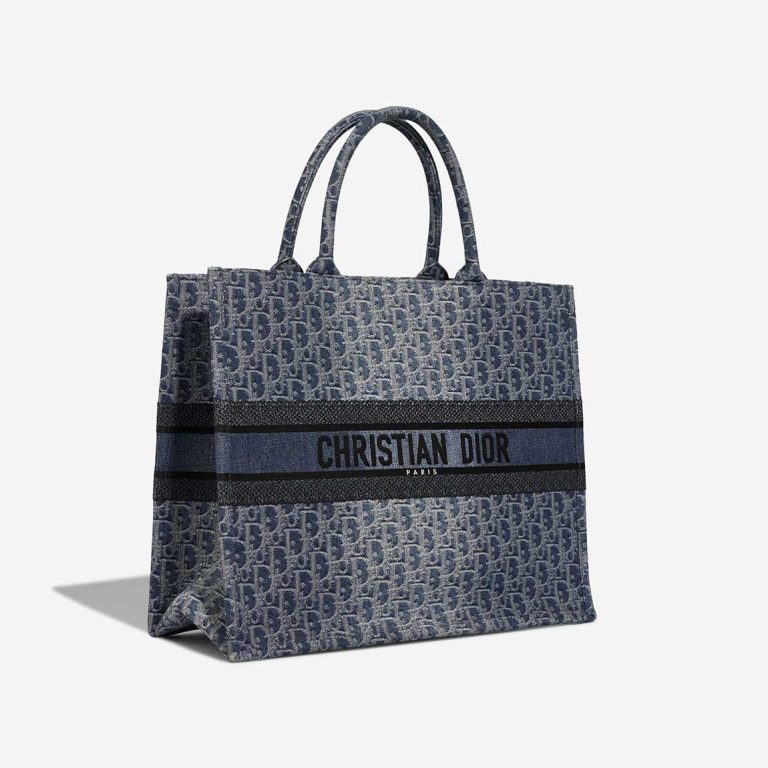 Dior Book Tote Large Fabric Blue | Sell your designer bag