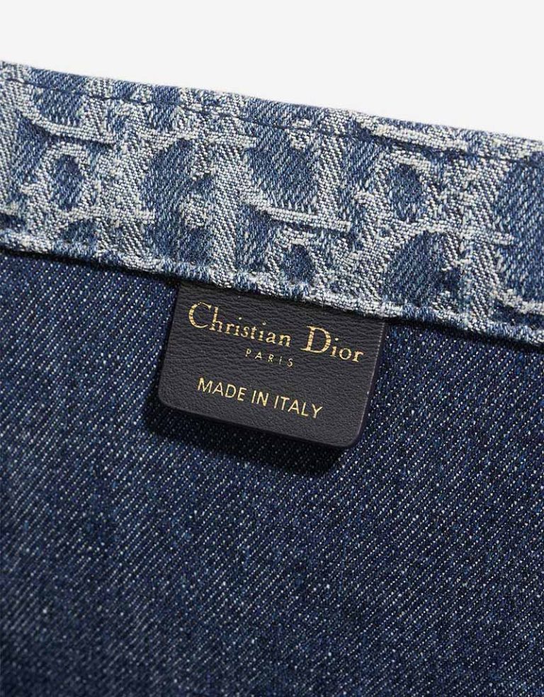Dior Book Tote Large Fabric Blue Logo | Sell your designer bag
