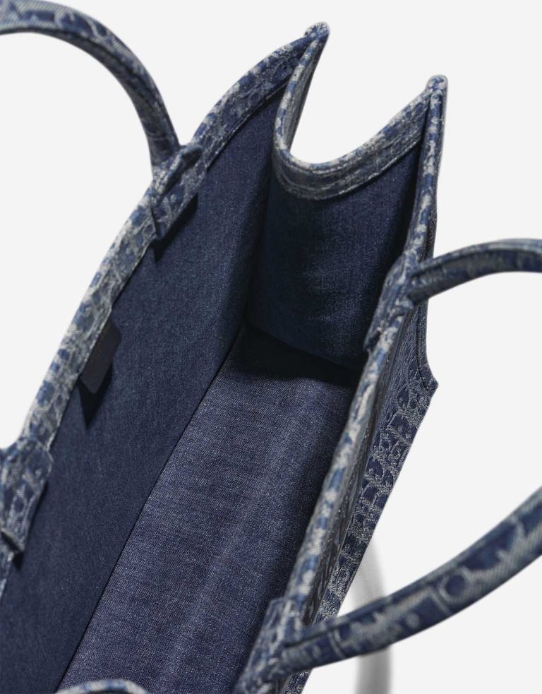 Dior Book Tote Large Fabric Blue Inside | Sell your designer bag