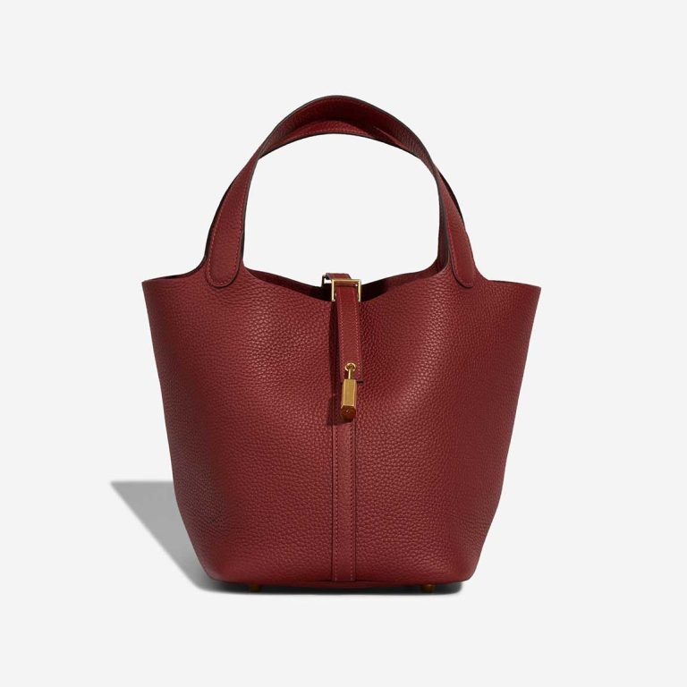 Hermès Picotin 22 Clémence Rouge H Front | Sell your designer bag