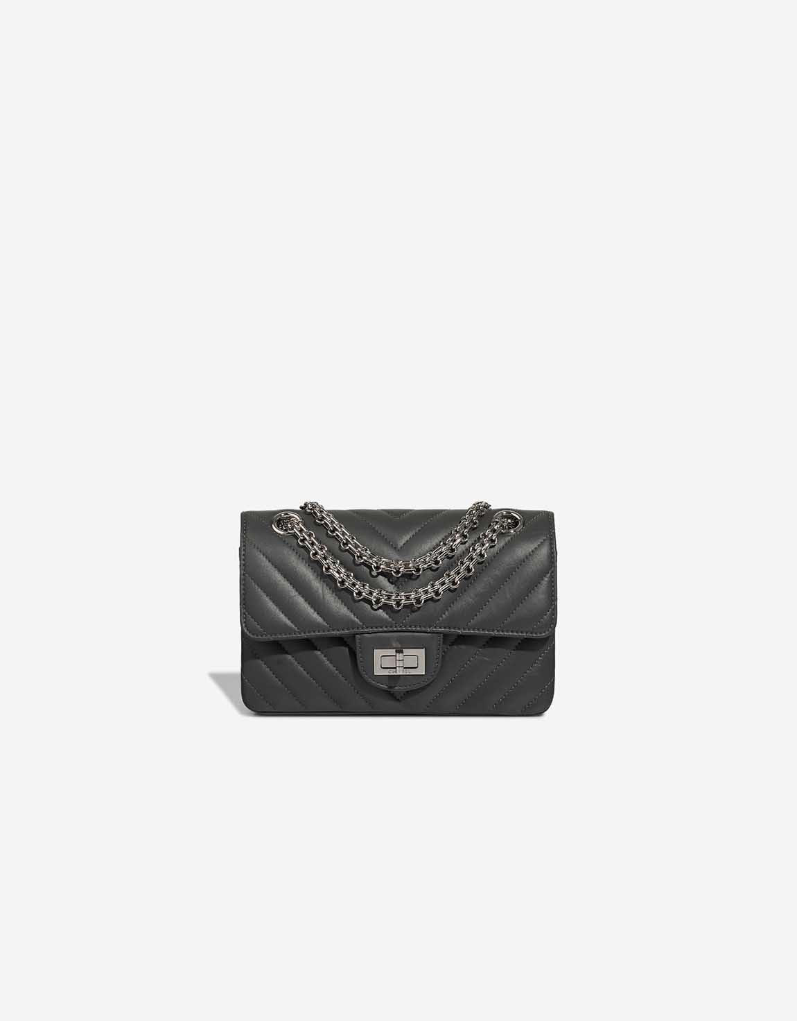 Chanel 2.55 Reissue 224 Lamb Grey | SACLÀB