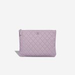 Chanel Clutch Caviar Violet Front | Sell your designer bag