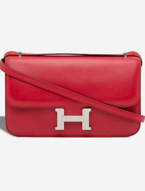 Hermès Constance Elan Box Leather Rouge Casaque Front | Sell your designer bag