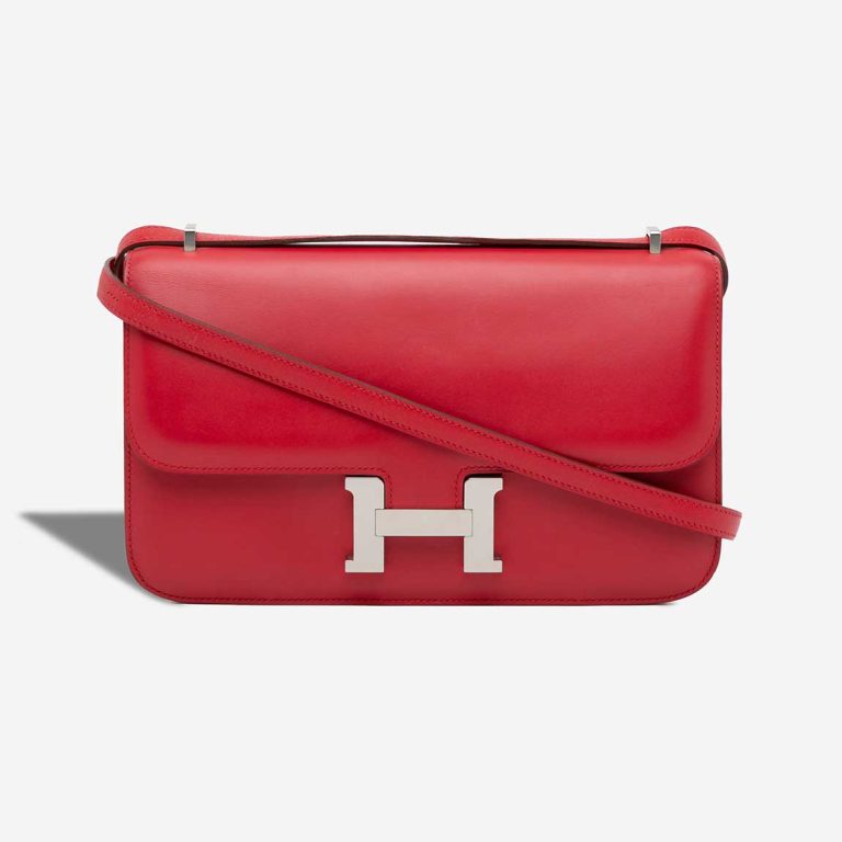Hermès Constance Elan Box Leather Rouge Casaque Front | Sell your designer bag