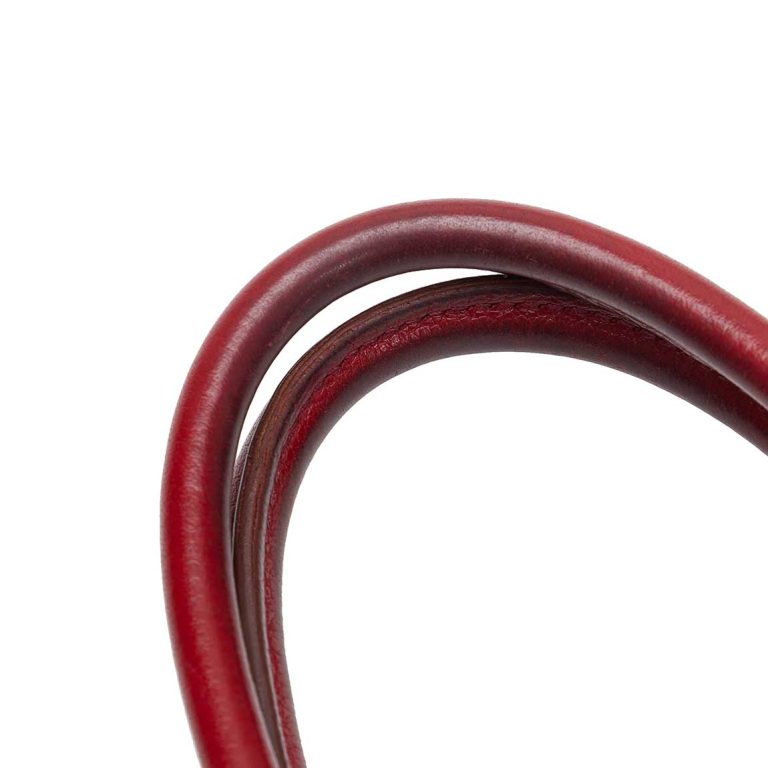Hermès Birkin 30 Clémence Rouge Garance Signs of wear | Sell your designer bag