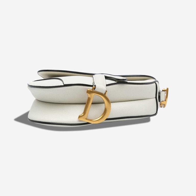 Dior Saddle Mini Calf White | Sell your designer bag