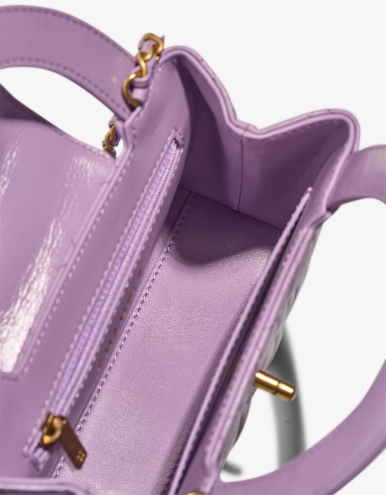 Chanel Kelly Medium Crinkled Calf Violet Inside | Sell your designer bag