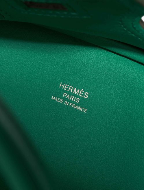 Hermès Birkin Cargo 25 Toile Goeland / Swift Vert Vertigo Logo | Sell your designer bag