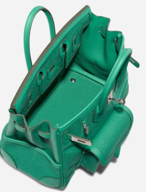 Hermès Birkin Cargo 25 Toile Goeland / Swift Vert Vertigo Inside | Sell your designer bag