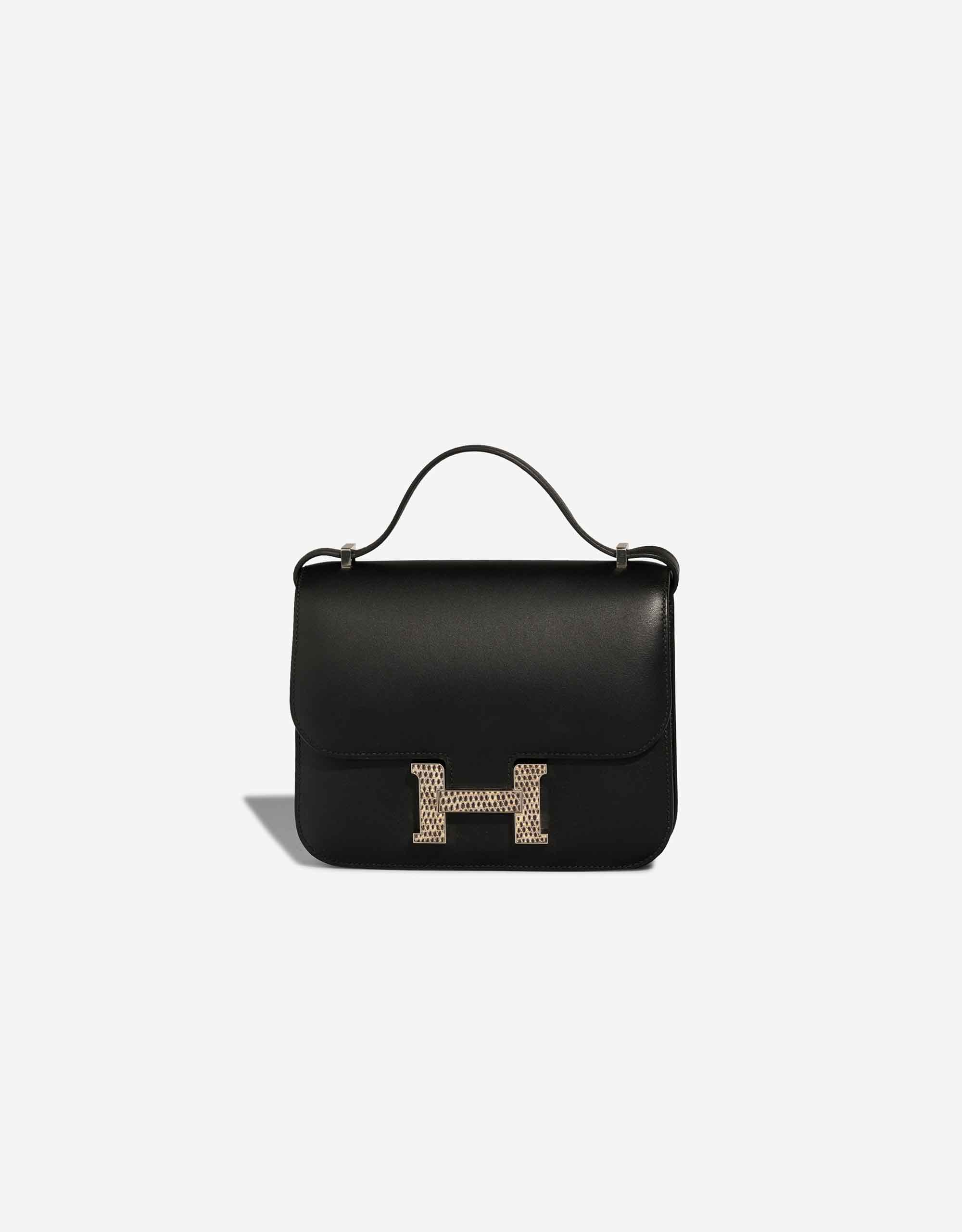 Hermès Constance 18 Veau Monsieur / Lizard Black | SACLÀB