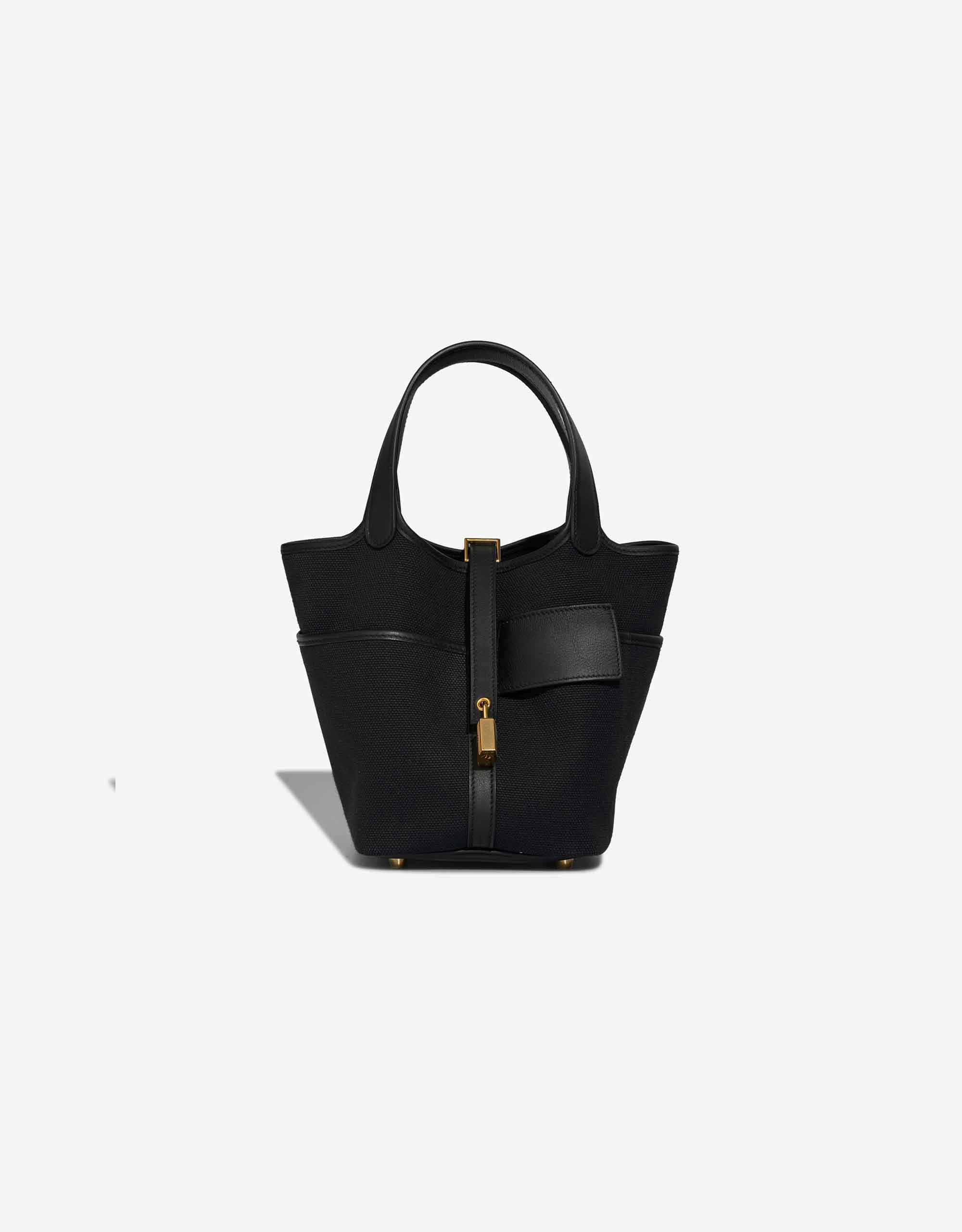 Hermès Picotin Cargo 18 Toile / Swift Black | SACLÀB
