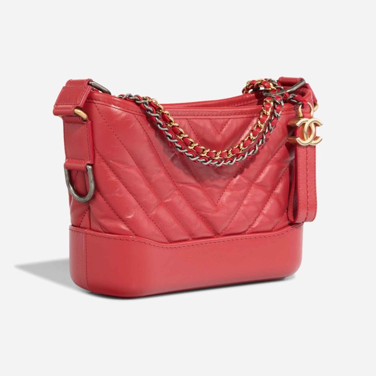 Chanel Gabrielle Small Lamb Red | Sell your designer bag
