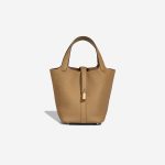 Hermès Picotin 18 Taurillon Clémence Biscuit Front | Sell your designer bag