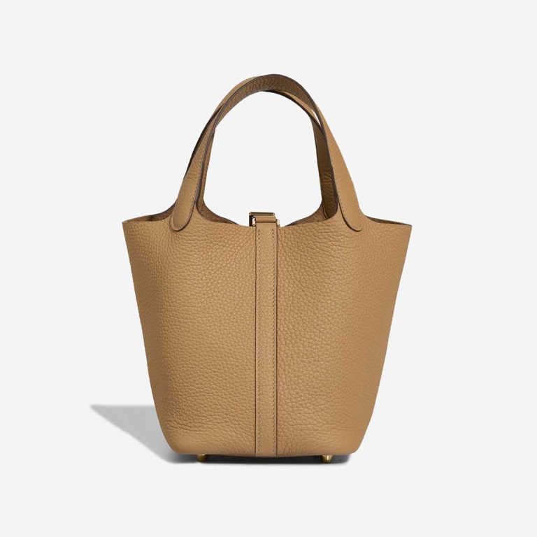 Hermès Picotin 18 Taurillon Clémence Biscuit | Sell your designer bag