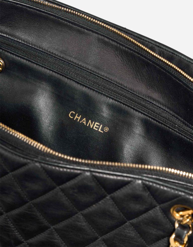 Chanel Shopping Tote Large Lamb Black Logo | Sell your designer bag