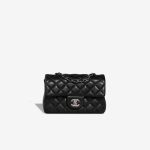 Chanel Timeless Mini Rectangular Lamb Black Front | Sell your designer bag